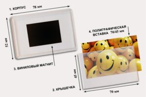 Акриловый магнит заготовки оптом